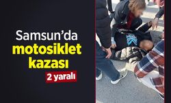 Samsun’da motosiklet kazası: 2 yaralı