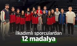İlkadımlı sporculardan 12 madalya