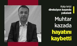 Kalp krizi direksiyon başında yakaladı: Muhtar kazada hayatını kaybetti