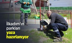 İlkadım’ın parkları yaza hazırlanıyor