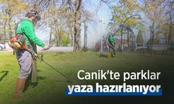 Canik'te parklar yaza hazırlanıyor