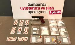 Samsun’da uyuşturucu ve silah operasyonu: 1 gözaltı