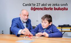 Canik’te 27 akıl ve zeka sınıfı öğrencilerle buluştu