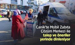 Canik'te Mobil Zabıta Çözüm Merkezi ile talep ve öneriler yerinde dinleniyor