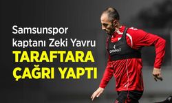 Samsunspor kaptanı Zeki Yavru TARAFTARA ÇAĞRI YAPTI