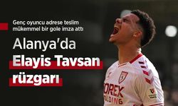 Genç oyuncu adrese teslim mükemmel bir gole imza attı, Alanya'da Elayis Tavsan rüzgarı