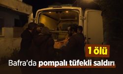Bafra'da pompalı tüfekli saldırı: 1 ölü