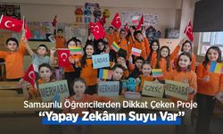 Samsunlu Öğrencilerden Dikkat Çeken Proje: “Yapay Zekânın Suyu Var”