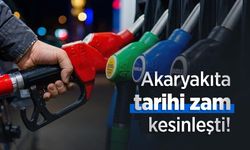 Akaryakıta tarihi zam kesinleşti!