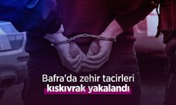Bafra'da zehir tacirleri kıskıvrak yakalandı