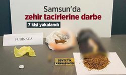 Samsun'da zehir tacirlerine darbe: 7 kişi yakalandı