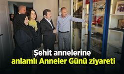 Şehit annelerine anlamlı Anneler Günü ziyareti