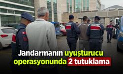 Jandarmanın uyuşturucu operasyonunda 2 tutuklama