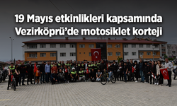 Vezirköprü’de motosiklet korteji