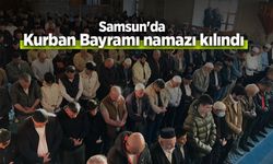 Samsun'da Kurban Bayramı namazı kılındı