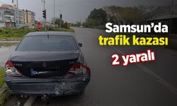 Samsun’da trafik kazası: 2 yaralı