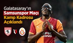 G.Saray’ın  Samsunspor Maçı Kamp Kadrosu Açıklandı