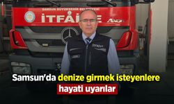 Samsun'da denize girmek isteyenlere hayati uyarılar