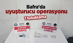 Bafra'da uyuşturucu operasyonunda 1 tutuklama