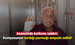 Asansörde korkunç saldırı: Komşusunun ısırdığı parmağı ampute edildi!