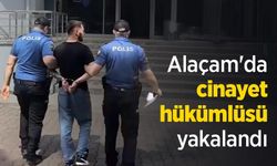 Alaçam'da cinayet hükümlüsü yakalandı