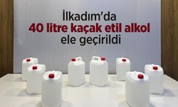 İlkadım'da 40 litre kaçak etil alkol ele geçirildi