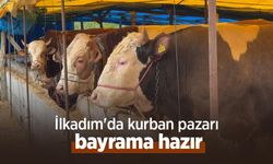 İlkadım'da kurban pazarı bayrama hazır