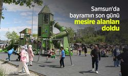 Samsun'da bayramın son günü mesire alanları doldu
