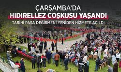 ÇARŞAMBA’DA HIDIRELLEZ COŞKUSU YAŞANDI