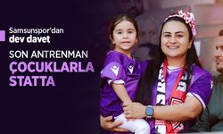 Samsunspor'dan dev davet ...  SON ANTRENMAN ÇOCUKLARLA STATTA