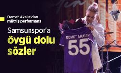 Demet Akalın'dan müthiş performans, Samsunspor'a övgü dolu sözler