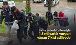 Sahte e-devlet siteleriyle 1,5 milyarlık vurgun yapan 7 kişi adliyede