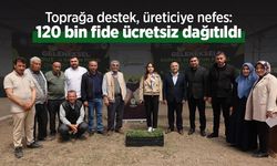 Toprağa destek, üreticiye nefes: 120 bin fide ücretsiz dağıtıldı