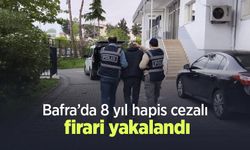 Bafra’da 8 yıl hapis cezalı firari yakalandı