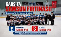 Kars’ta Samsun Fırtınası! İki Takım da Türkiye Derecesiyle Döndü
