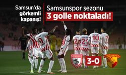 Samsunspor sezonu 3 golle noktaladı! Samsunspor 3-0 Göztepe