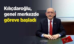 Kılıçdaroğlu, genel merkezde göreve başladı