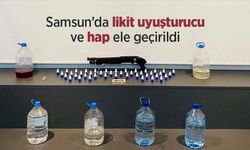 Samsun’da likit uyuşturucu ve hap ele geçirildi