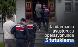 Jandarmanın uyuşturucu operasyonunda 3 tutuklama