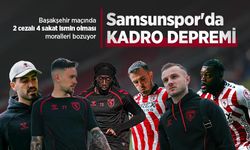 Samsunspor'da KADRO DEPREMİ