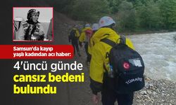 Samsun'da kayıp yaşlı kadından acı haber: 4'üncü günde cansız bedeni bulundu