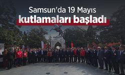 Samsun'da 19 Mayıs kutlamaları başladı
