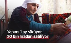 Yapımı 1 ay sürüyor, 20 bin liradan satılıyor