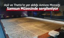 Aşil ve Thetis’in yer aldığı Amisos Mozaiği Samsun Müzesinde sergileniyor