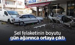 Sel felaketinin boyutu gün ağarınca ortaya çıktı