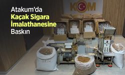 Atakum’da Kaçak Sigara İmalathanesine Baskın