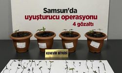 Samsun'da uyuşturucu operasyonu: 4 gözaltı