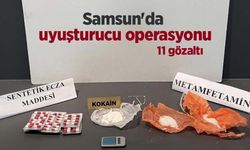 Samsun'da uyuşturucu operasyonu: 11 gözaltı