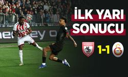 Samsunspor – Galatasaray maçında ilk yarı 1-1 sona erdi