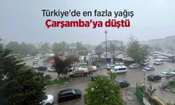 Türkiye'de en fazla yağış Çarşamba'ya düştü